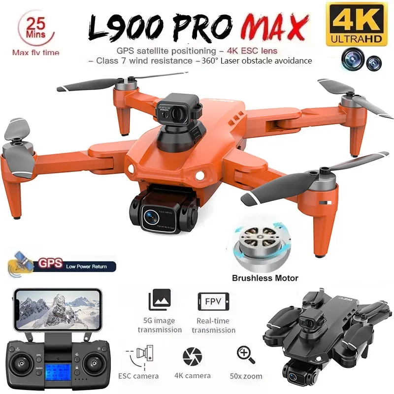 Drone Kit Professional - Drone GPS L900 Pro MAX 4K