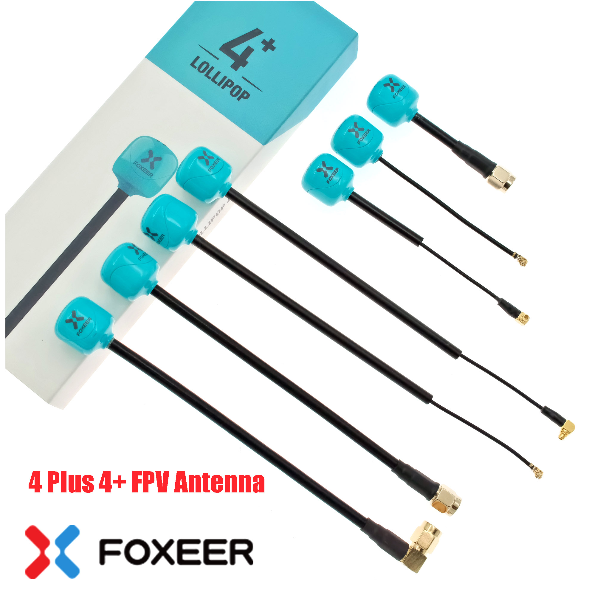Drone Kit Long Range - 2 antennes FPV Foxeer Lollipop 4