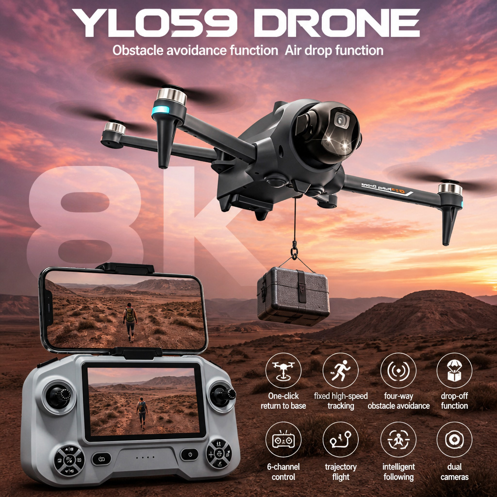 Drone Kit Long Range - Drone Potensic GPS avec retour automatique,