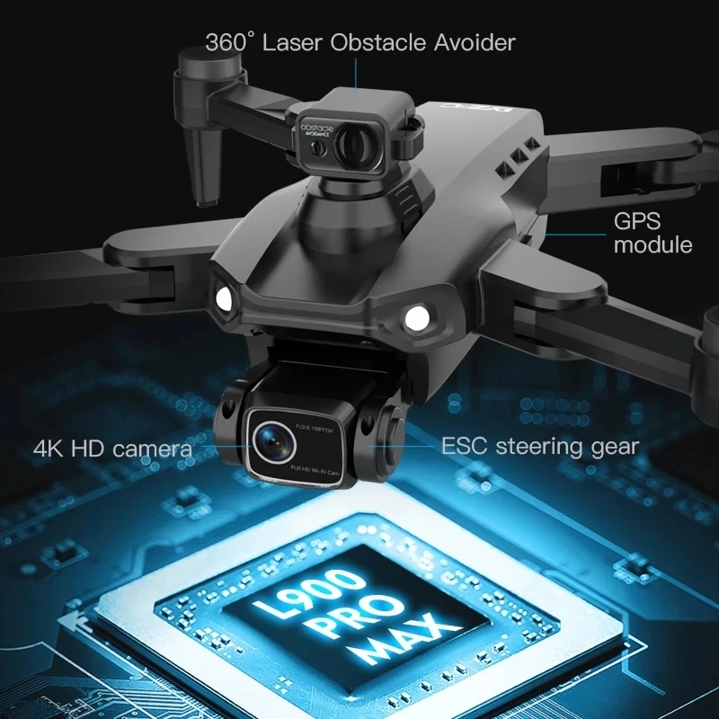 Drone GPS L900 Pro MAX 4K prof - Drone Kit Professional avis et prix