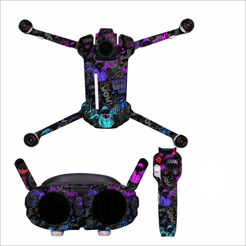 Kit d'autocollants décoratifs  - Drone Kit Waterproof avis et prix