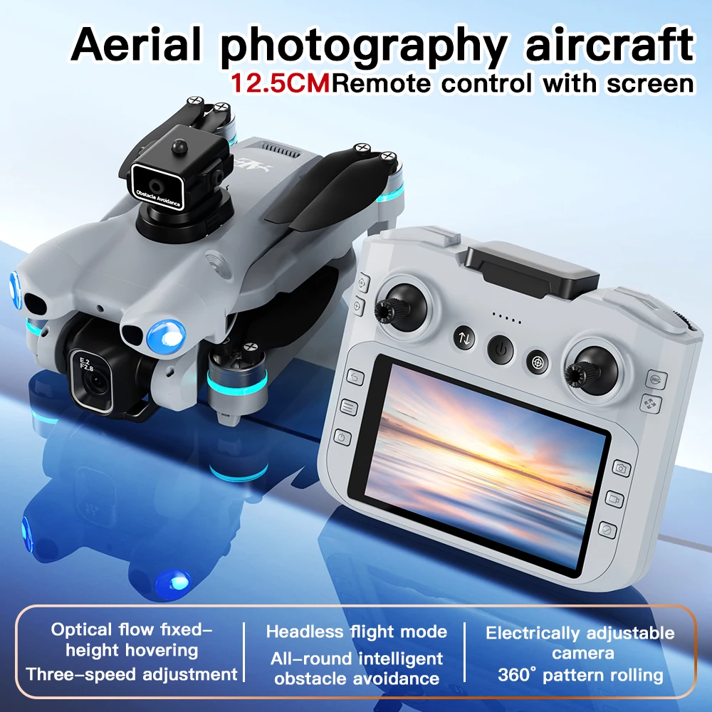 Drone AE5 Pro 8K HD avec écran - Drone Kit Tricopter avis et prix