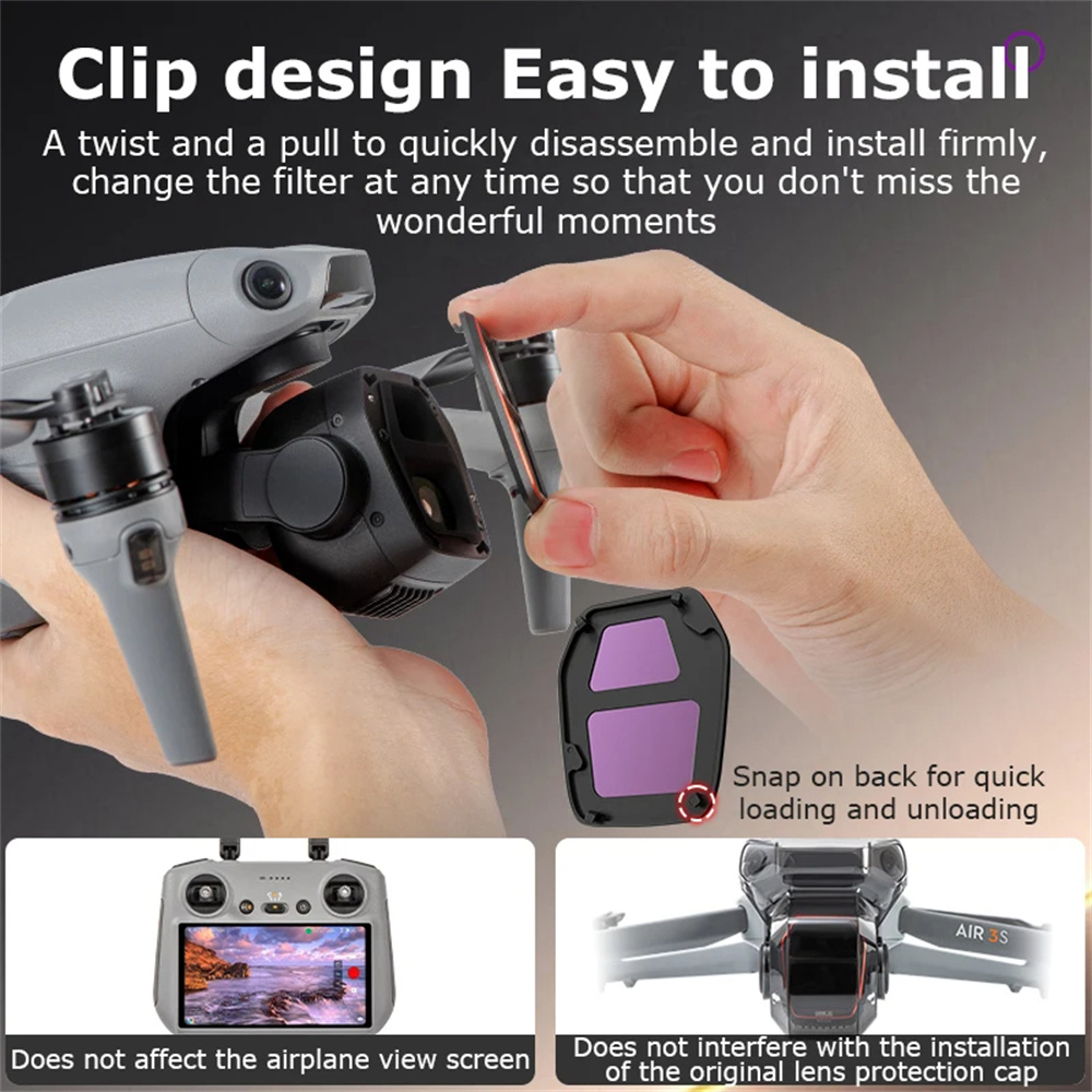 Kit de filtres pour objectif d - Drone Kit Waterproof avis et prix